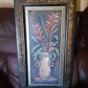 Painting with frame and light weight